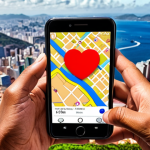 **

*   **Prompt:** A person using a GPS on a smartphone, but instead of a map, the screen shows a stylized heart representing a customer. In the background, a vibrant Brazilian cityscape. Focus on bright, optimistic colors.

**