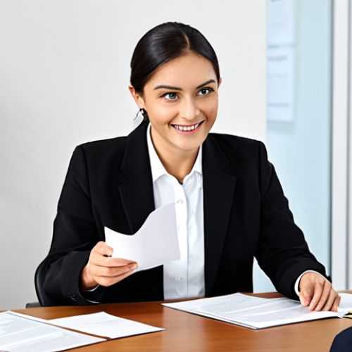 PROCON Assistance**

"A friendly PROCON advisor, fully clothed in professional attire, assisting a concerned customer at a desk with brochures and pamphlets visible. Bright and welcoming office environment. Emphasize clarity and helpfulness. Perfect anatomy, correct proportions, safe for work, appropriate content, professional, modest."

**