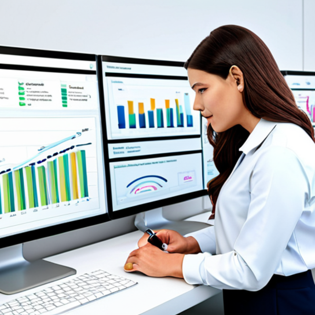 **Prompt:** A vibrant data visualization dashboard displaying consumer behavior patterns for a cosmetics company, professional setting, showcasing insights into organic product preferences, fully clothed researchers analyzing the data, modern office, safe for work, perfect anatomy, correct proportions, professional attire.