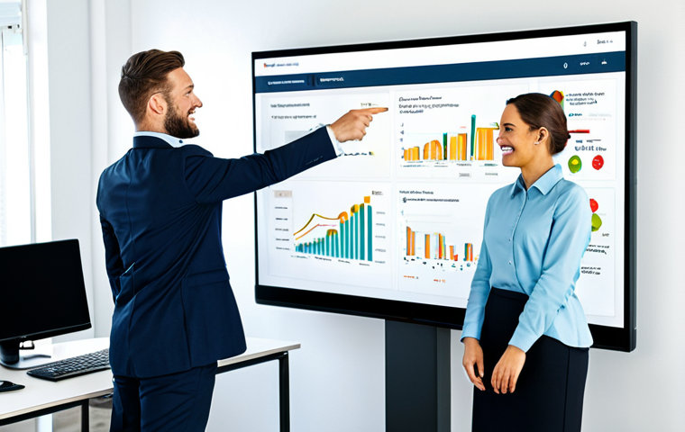 소비자중심 경영 사례와 지속 가능성 전략 연구와 분석 - Customer-Centric Transformation**
"A brightly lit, modern office space. A diverse team collaborates...