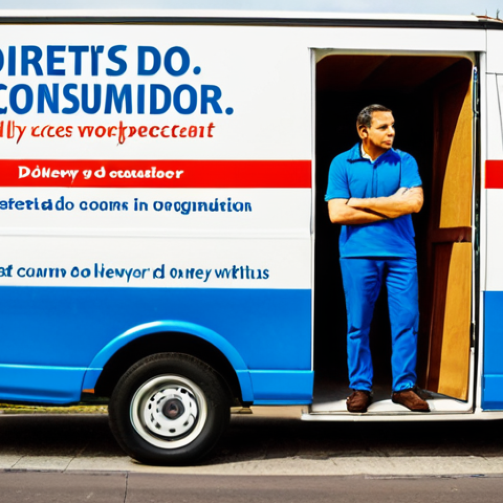 소비자분쟁 사례와 해결 방법 - Delayed Delivery**

A frustrated customer in appropriate attire standing outside their home looking ...