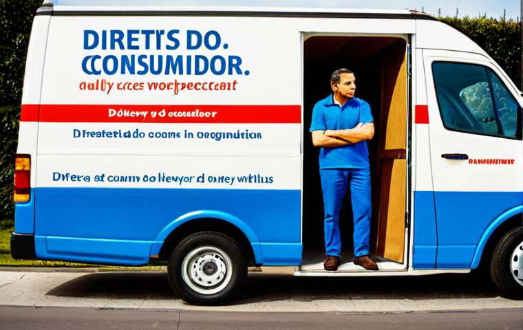 소비자분쟁 사례와 해결 방법 - Delayed Delivery**
A frustrated customer in appropriate attire standing outside their home looking ...