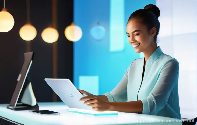 소비자 보호 관련 연구와 학문적 기여 - Confident Digital Consumer Protected by Law**
"A young adult, with a modern, approachable appearanc...