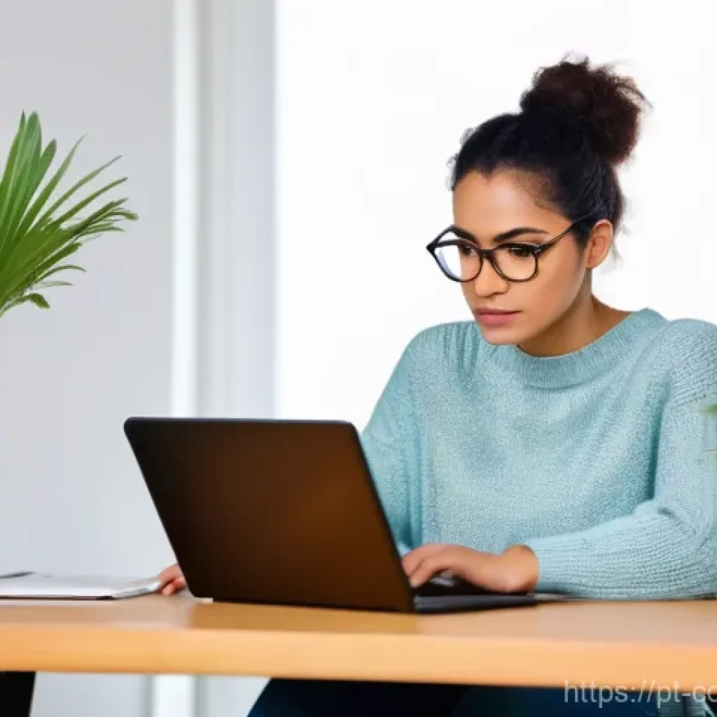 소비자 보호와 관련된 국제 사례 연구 - **Prompt: Digital Vigilance Against Online Scams**
A young Portuguese woman in her late 20s or e...