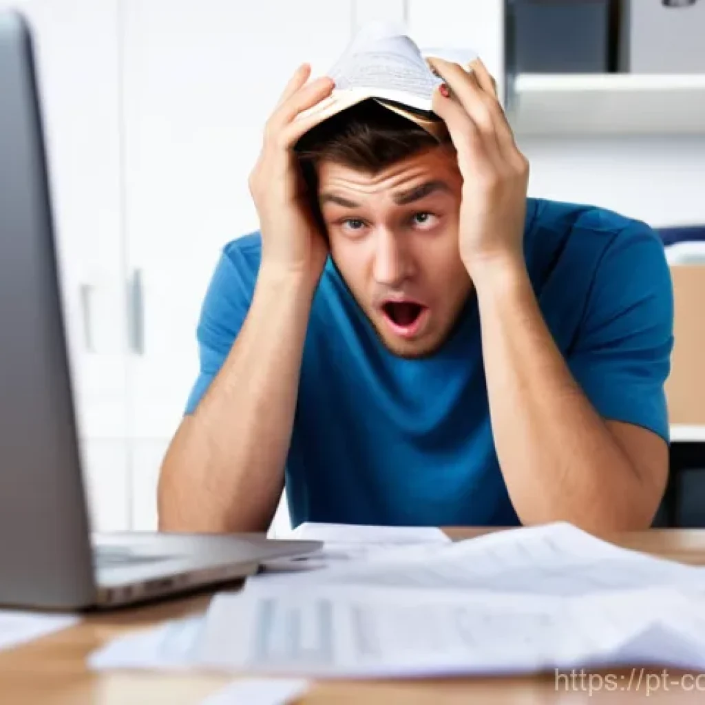 소비자 보호 관련 사례와 해결책 - **Prompt for Online Shopping Frustration (Delayed/Lost Package):**
"A young adult, visibly frust...